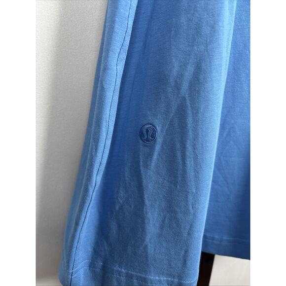 NEW Lululemon Organic Cotton Cinched-Waist Dress Women's Small Blue Sporty - Picture 8 of 9